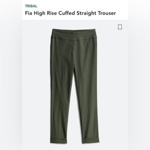Super comfortable stretch green trousers!